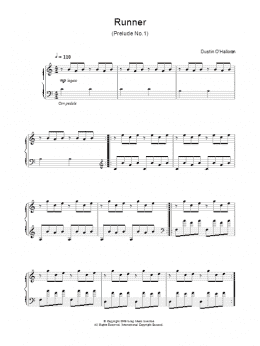 page one of Runner (Prelude No.1) (from the Flora ad) (Piano Solo)