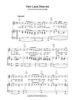 page one of New Lace Sleeves (Piano, Vocal & Guitar Chords)