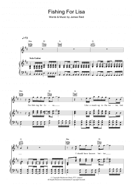 page one of Fishing For Lisa (Piano, Vocal & Guitar Chords)