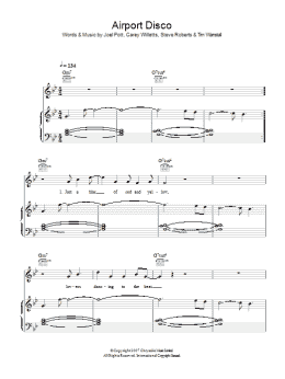 page one of Airport Disco (Piano, Vocal & Guitar Chords)