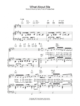 page one of What About Me (Piano, Vocal & Guitar Chords)