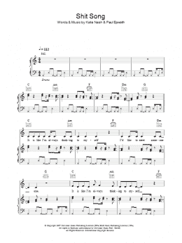 page one of Shit Song (Piano, Vocal & Guitar Chords)