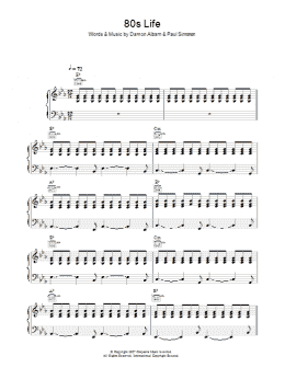 page one of 80s Life (Piano, Vocal & Guitar Chords)