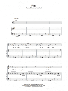 page one of Play (Piano, Vocal & Guitar Chords)
