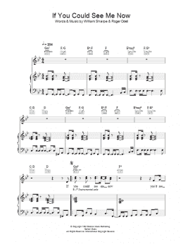 page one of If You Could See Me Now (Piano, Vocal & Guitar Chords)