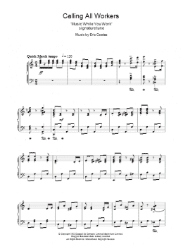 page one of Calling All Workers (Piano, Vocal & Guitar Chords)