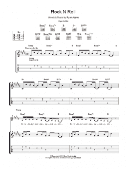page one of Rock 'N Roll (Guitar Tab)