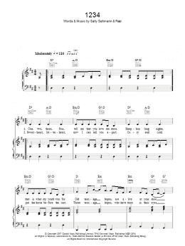 page one of 1234 (Piano, Vocal & Guitar Chords)