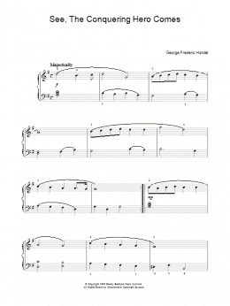 page one of See The Conquering Hero Comes (Piano, Vocal & Guitar Chords)