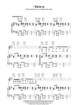 page one of I Believe (Piano, Vocal & Guitar Chords)