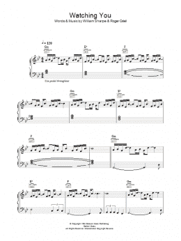 page one of Watching You (Piano, Vocal & Guitar Chords)