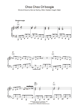 page one of Choo Choo Ch'Boogie (Piano, Vocal & Guitar Chords)