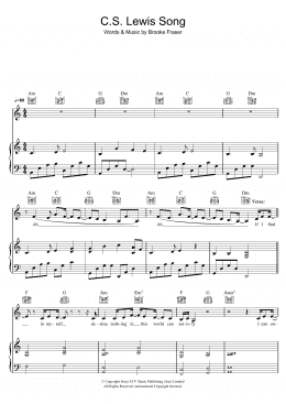 page one of C.S. Lewis Song (Piano, Vocal & Guitar Chords)