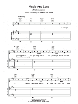 page one of Magic And Loss (Piano, Vocal & Guitar Chords)