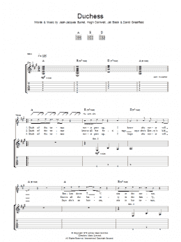 page one of Duchess (Guitar Tab)