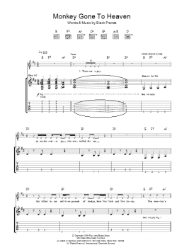 page one of Monkey Gone To Heaven (Guitar Tab)