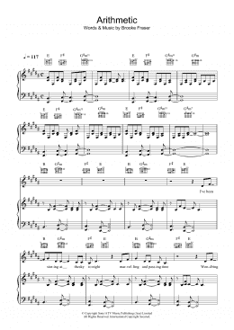 page one of Arithmetic (Piano, Vocal & Guitar Chords)