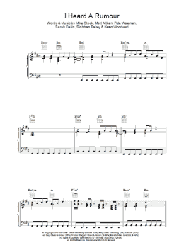 page one of I Heard A Rumour (Piano, Vocal & Guitar Chords)