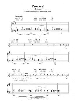 page one of Dreamin' (Piano, Vocal & Guitar Chords)