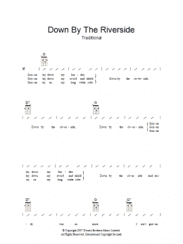 page one of Down By The Riverside (Guitar Chords/Lyrics)