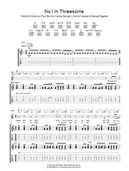 page one of No I In Threesome (Guitar Tab)