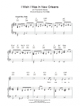page one of I Wish I Was In New Orleans (Piano, Vocal & Guitar Chords)