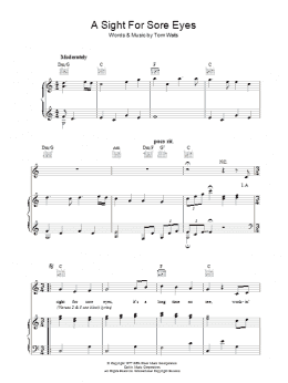 page one of A Sight For Sore Eyes (Piano, Vocal & Guitar Chords)