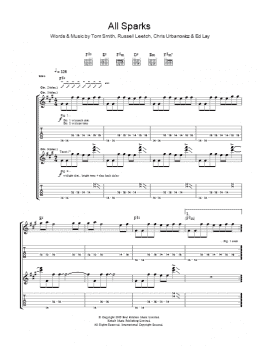 page one of All Sparks (Guitar Tab)
