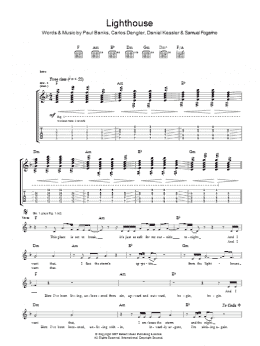 page one of The Lighthouse (Guitar Tab)