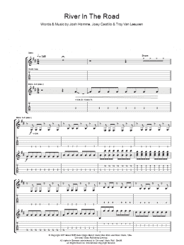 page one of River In The Road (Guitar Tab)