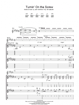 page one of Turnin' On The Screw (Guitar Tab)