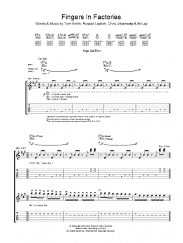 page one of Fingers In The Factories (Guitar Tab)