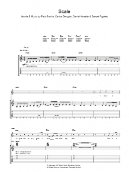 page one of The Scale (Guitar Tab)