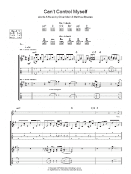page one of I Can't Control Myself (Guitar Tab)