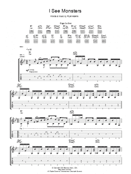 page one of I See Monsters (Guitar Tab)