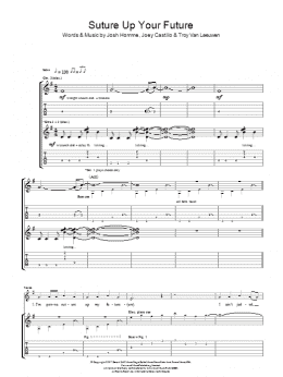page one of Suture Up Your Future (Guitar Tab)