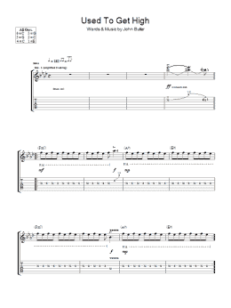 page one of Used To Get High (Guitar Tab)