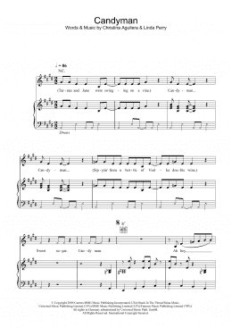 page one of Candyman (Piano, Vocal & Guitar Chords)