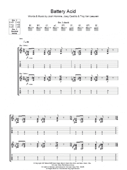 page one of Battery Acid (Guitar Tab)