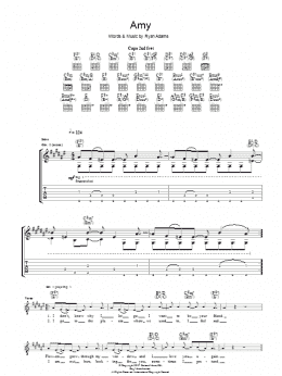 page one of Amy (Guitar Tab)
