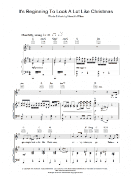 page one of It's Beginning To Look A Lot Like Christmas (Piano, Vocal & Guitar Chords)