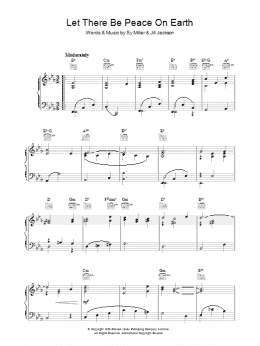 page one of Let There Be Peace On Earth (Piano Solo)