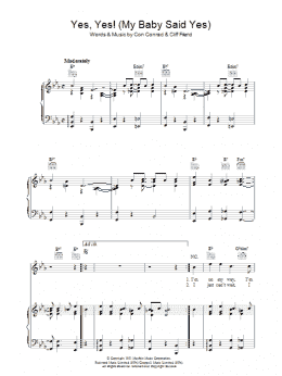 page one of Yes Yes (My Baby Said Yes) (Piano, Vocal & Guitar Chords)