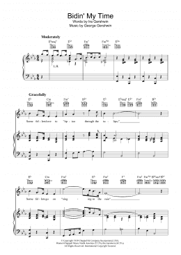 page one of Bidin' My Time (Piano, Vocal & Guitar Chords)