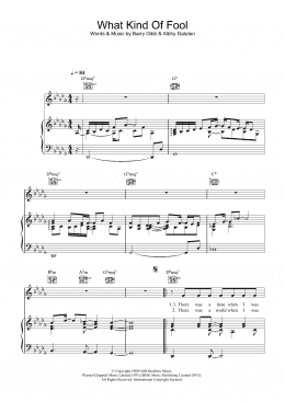 page one of What Kind Of Fool (Piano & Vocal)