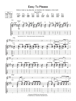 page one of Easy To Please (Guitar Tab)