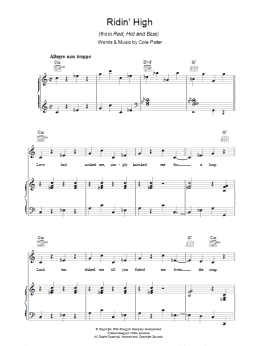 page one of Ridin' High (Piano, Vocal & Guitar Chords)