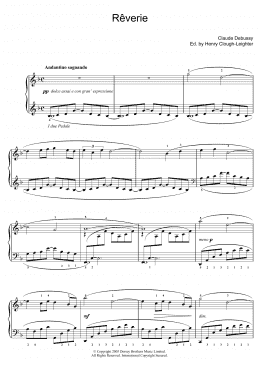 page one of Reverie (Piano Solo)