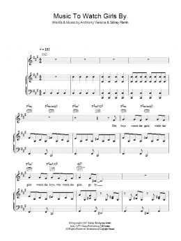 page one of Music To Watch Girls By (Piano, Vocal & Guitar Chords)