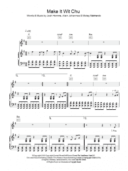 page one of Make It Wit Chu (Piano, Vocal & Guitar Chords)